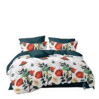 Usine directement fournir la vente chaude microfibre Polyester coton reine taille feuille toutes saisons adulte maison drap de literie