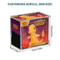 CAIYA Présentoir Acrylique Transparent Personnalisé Écologique Design Moderne Empilable pour Publicité Démontable