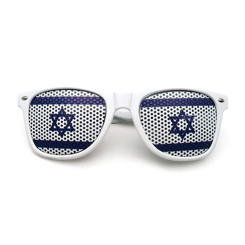 Bandiera nazionale Israel personalizzata promozionale calcio mondo occhiali da sole occhiali da sole