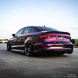 Film vinyle métallique violet nuit sans changement de couleur pour voiture - Product Image 3