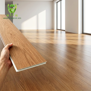 Suelo de Lujo de 8.0 mm para Sala de Estar en Penthouse, Tablón de Madera con Aislamiento Acústico IXPE de 1.5 mm - Product Image 1