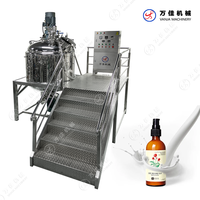 Ligne de production de dentifrice émulsifiant homogénéisant sous vide mélangeur de lotion pour la fabrication de dentifrice