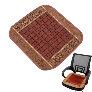 Cojín de Bambú para Silla de Oficina, Alfombrilla de Bambú Antideslizante para Silla de Computadora, Alfombrilla Refrescante de Bambú para Auto, Cojín Transpirable para Respaldo - Product Image 6