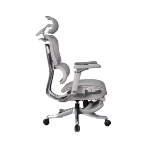 Chaise de bureau ergonomique avec support lombaire en maille, réglage de la hauteur extensible, design moderne pour le bureau à domicile, pour les cadres - Product Image 2