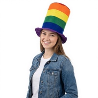 Surtido de Sombreros de Fiesta Altos y Coloridos con Forma de Tubo de Estufa, Sombreros para Disfraces y Recuerdos de Fiesta