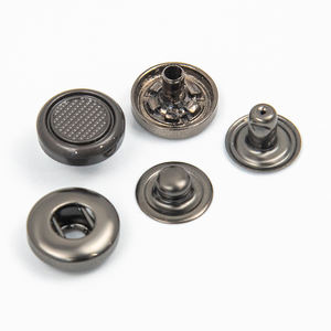 Botón de Presión Metálico de Alta Calidad con Logotipo Personalizado, de 4 Partes y 14 mm, para Ropa - Product Image 2