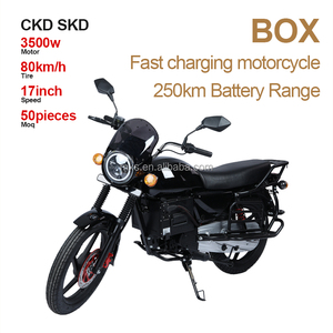Motocicleta Eléctrica de Carreras de Larga Distancia 250KM con Carga Rápida 3000W Todoterreno de Carga Africana - Product Image 2