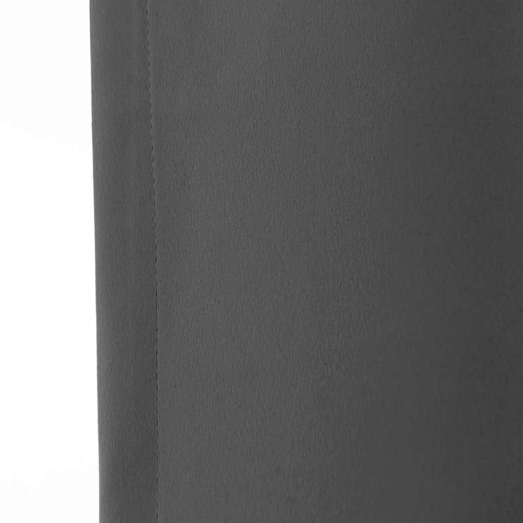 Factory price gray 100% polyester blackout elegant window curtains for the bedroom