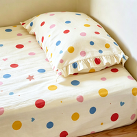 Ensemble de taies d'oreiller 100% coton, imprimées, douces, respirantes, qualité hôtelière pour la maison et la chambre à coucher