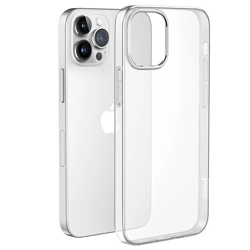 Wholesale for iPhone14 transparent crystal acrylic phone case and TPU phone case for iPhone 14 15 Pro max transparent hard shell