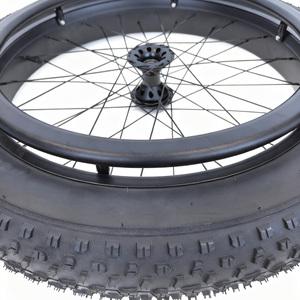 ריפוי חלקים בכיסאות גלגלים שחורים 24 "x4.0" חוף גלגל גלגל שומן צמיג 24 ס "מ - Product Image 5