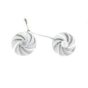 Ventilador de GPU de 95MM y 4 pines PLD10010B12HH para <span class=keywords><strong>MSI</strong></span> GeForce RTX <span class=keywords><strong>4080</strong></span> 4070TI <span class=keywords><strong>Gaming</strong></span> <span class=keywords><strong>Trio</strong></span>, ventilador de refrigeración para tarjeta de video blanca - Product Image 5