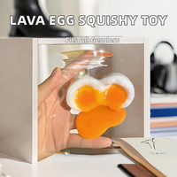 Jouet Squishy en TPR Simulation Œuf de Lave OEM, à Rebond Lent, Anti-Stress, Fabricant pour Commandes en Gros Personnalisées, Vente en Gros, Unisexe, 14 Ans