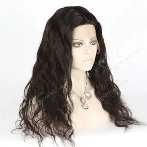 Wholesale the Most Realistic 16" 18" 20" Virgin Hair Average Cap Size Full Lace with Silk Top Hidden Knots Natural Looking Wigs