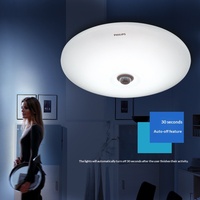 Plafonnier LED à détection humaine, lumière blanche à luminosité constante 6500K, indice de protection IP20, pour couloirs, entrées et escaliers