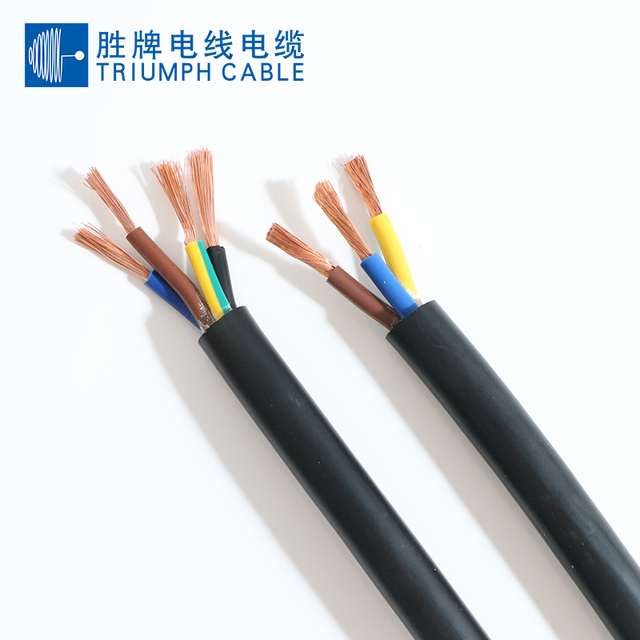 H07ZZ-F Power Cable Flexible Multi Cores Electrical XLPE Insulation Jacket Halogen-Free Bare Copper Electrical Cable 450/750V