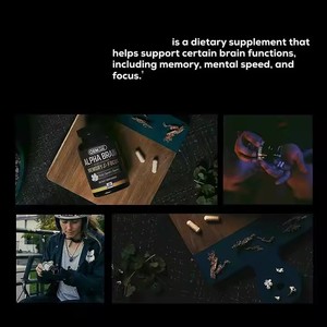 Dropshipping OEM Natural Brain Nootropic Suplemento para enfoque de memoria y claridad mental Cognitive Boost Adult 60 cápsulas - Product Image 4