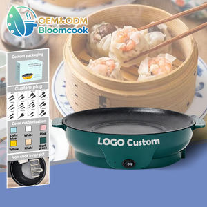 Cuisinière BBQ Gaz/Électrique Légère et Saine Bloomcook OEM 2025, Chauffage Rapide, Antiadhésive, Mini HotPot Portable - Product Image 1