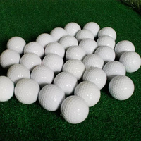 Balles de golf d'entraînement longue distance en Surlyn à 2 couches, durables pour l'intérieur et l'extérieur, prêtes à être expédiées, cadeau de golf pour débutants