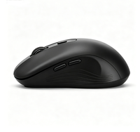 Souris ergonomique sans fil 2,4 GHz Plug and Play CM695, 6 boutons programmables, DPI réglable, souris d'ordinateur pour ordinateur portable et PC