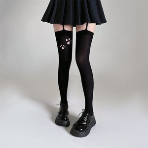 <span class=keywords><strong>Calze</strong></span> al ginocchio in velluto <span class=keywords><strong>con</strong></span> stampa leopardata, sottili, in maglia, antibatteriche, stile preppy da donna - Product Image 2