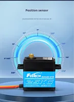 Servo RC sin Escobillas de 25 KG, Similar al Savox SB-2250SG, para Robot Humanoide Programable, Juguete con IA Incorporada, Dron Móvil, Helicóptero
