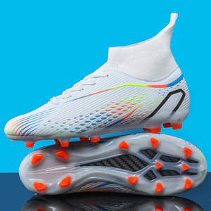 <span class=keywords><strong>Scarpe</strong></span> da <span class=keywords><strong>Calcio</strong></span> High-Top All'ingrosso per Commercio Transfrontaliero, con Tacchetti Lunghi Sintetici e Fodera in Mesh, Modello X2308, per Uomo, Donna e Ragazzo, da Esterno - Product Image 1