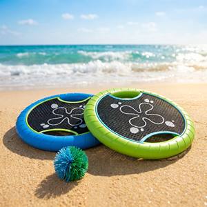 Ensemble de <span class=keywords><strong>jeu</strong></span> de capture de balles indispensable pour l'été, pour la <span class=keywords><strong>plage</strong></span> et la pelouse - <span class=keywords><strong>Jeu</strong></span> de lancer et de capture en plein air avec balles Koosh - Product Image 1