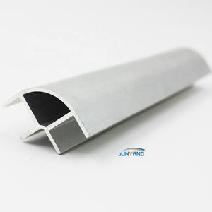 <span class=keywords><strong>Profili</strong></span> in alluminio estruso a forma di cavo di anodizzazione argento di alta qualità su misura - Product Image 2