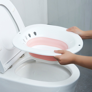 Rociador de bidé de pared con logotipo personalizado para inodoro de altura, rociador de bidé portátil de plástico para lavabo de baño en el hogar, ideal para mujeres. - Product Image 1