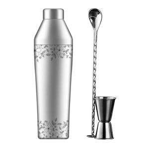 Mezclador de bebidas Martini Shaker de 25 oz con colador incorporado para barman para bebidas mixtas Licor de alcohol Margarita - Product Image 6
