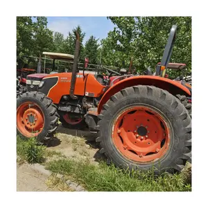 Gebrauchte japanische landwirtschaft liche Paddy Traktor Kubota M704 4x4 kleine kompakte Traktor Frontlader