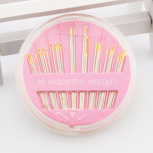 <b>Sewing</b> Needles 30 Assorted Gold Tipped Steel Hand <b>Sewing</b> Needle <b>Set</b> Round Box For Craft <b>Sewing</b> Accessories - Product Image 4