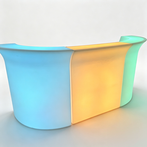 Barra de Bar Móvil LED, Muebles de Discoteca Portátiles a Prueba de Agua, Barra de Bar, Comptoir De Bar LED Móvil Portátil e Impermeable para Discoteca - Product Image 1