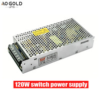 Transformateur LED Czinelight 120W 24V 5A, alimentation à découpage 12V 10A pour ascenseur, driver d'alimentation à découpage
