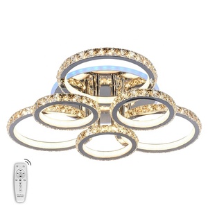 Lican — plafonnier Led en acrylique avec télécommande, design moderne, rvb, éclairage d'intérieur, luminaire de plafond, idéal pour un salon, une chambre à coucher ou une cuisine - Product Image 2