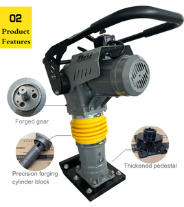 Hcd110 điện <span class=keywords><strong>rammer</strong></span> tamper nhảy jack wacker đất tác động rung tamper với 3kw động cơ - Product Image 3