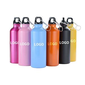 2025 Aluminum <b>Drinking</b> Bottle Custom Logo Metal Keychain Cycling <b>Sport</b> Water Bottle for Promotion - Product Image 2