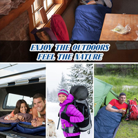 Sac de couchage super long à capuche, ultra léger, imperméable, en polyester/nylon, pour l'extérieur, le camping, en été comme en hiver, vente chaude, prix bas