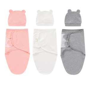 Mantas con capucha para bebé recién <span class=keywords><strong>nacido</strong></span> de alta calidad, sacos para bebé recién <span class=keywords><strong>nacido</strong></span> empacados a rayas, manta fina para bebé - Product Image 5
