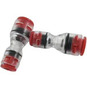Plastic tube reducing connector,Microduct reduction connectors BRE12-10/8mm