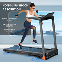Tapis roulant pliable pour la maison, fabricant de tapis roulants OEM ODM Kreeda 2026, machine à courir pour l'équipement de remise en forme à domicile