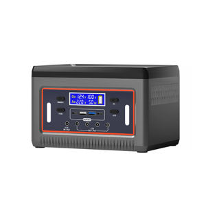 Panneau solaire lithium-ion 300W 300Wh MPPT portable, batterie externe mobile d'extérieur, lampe torche, onduleur à onde sinusoïdale pure pour le camping - Product Image 3