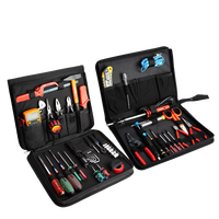 Juego de Herramientas para Electricista RUBICON Original, Hecho en Japón, Kit Completo de Herramientas Manuales con Bolsa