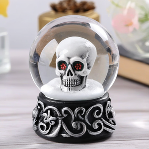 Reçine baykuş el-boyalı çevre dostu sanat hatıra noel Mini baykuş kar küresi - Product Image 5