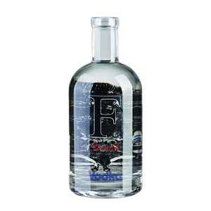 Bouteille en verre vide de 750 ml de haute qualité pour vin, café, <span class=keywords><strong>liqueur</strong></span>, avec bouchon couronne et traitement de surface par gravure acide pour <span class=keywords><strong>liqueur</strong></span> - Product Image 1