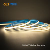 Bande LED COB à CRI élevé 480 LED/m - 12V/24V Flexible, 3000K-6000K sélectionnable, ultra haute densité pour l'éclairage domestique/commercial