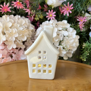 <strong>Tea</strong> <strong>Light</strong> <strong>House</strong> Ceramic Candle <strong>Holder</strong> - Product Image 4