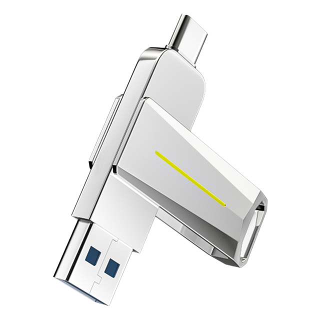 Kdata Wholesale 256gb 64GB 3.0 Write protection Switch Metal Memory Disk Drive Otg Swivel 128gb Pendrive 3.2 Usb Flash Drives