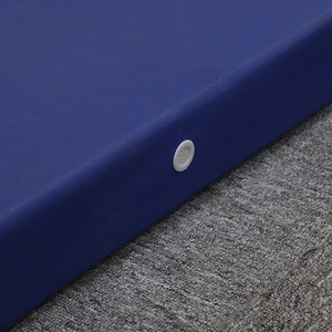 Matelas en mousse personnalisé 1920x840x80mm, imperméable, pliable, pour hôpital et usage domestique, housse en tissu Oxford bleu - Product Image 2